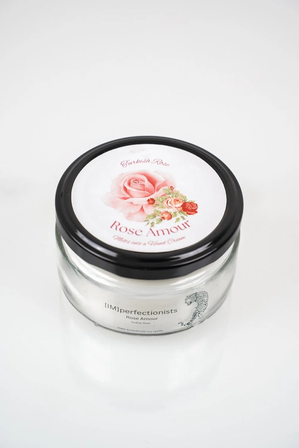 Rose Candle That Turns Into Hand Cream