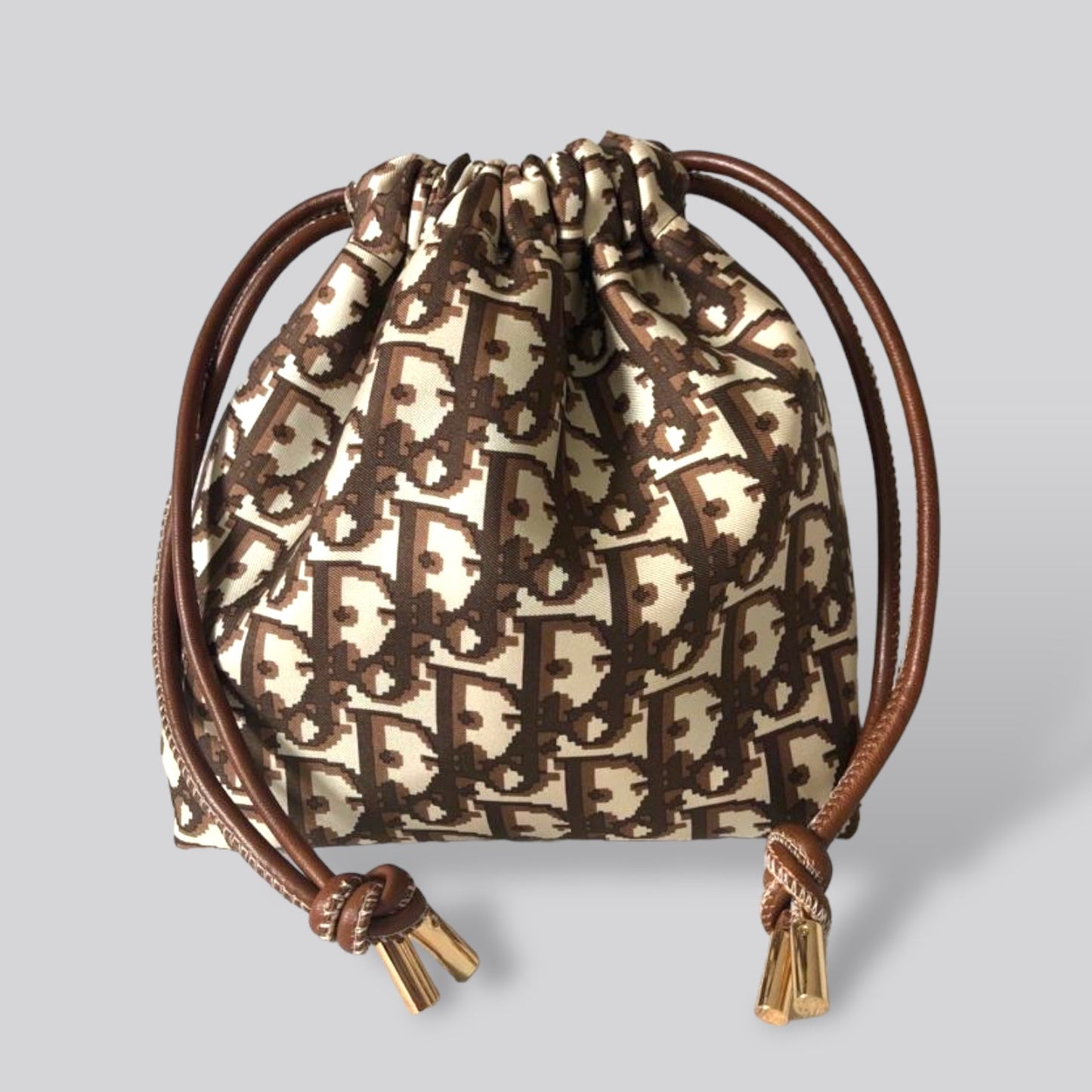 Dark Brown Logo Bag