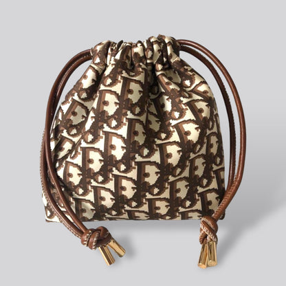 Dark Brown Logo Bag